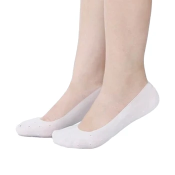 

Top selling 1Pair Silicone Moisturizing Gel Heel Socks Like Cracked Foot Skin Care Protector Feet Massager Foot Pain Relief Tool