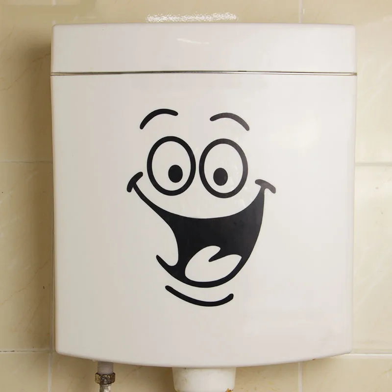 1PC Big Mouth Toilet Stickers Wall Decorations DIY Vinyl Home Decal Art Waterproof Posters Paper