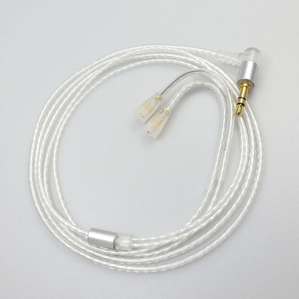ZSFS Transparent Silver plated DIY Detachable Headphone Cable For Sennheiser IE80i IE8i IE80 IE8 ie80s Headphone