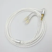 ZSFS Transparent Silver plated DIY Detachable Headphone Cable For Sennheiser IE80i IE8i IE80 IE8 ie80s Headphone