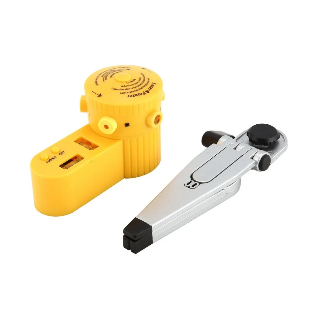 

630-680nm Handheld Multifunctional Laser Leveler Level Vertical Horizon Measuring Cross Line Laser Point Indicator with Tripod
