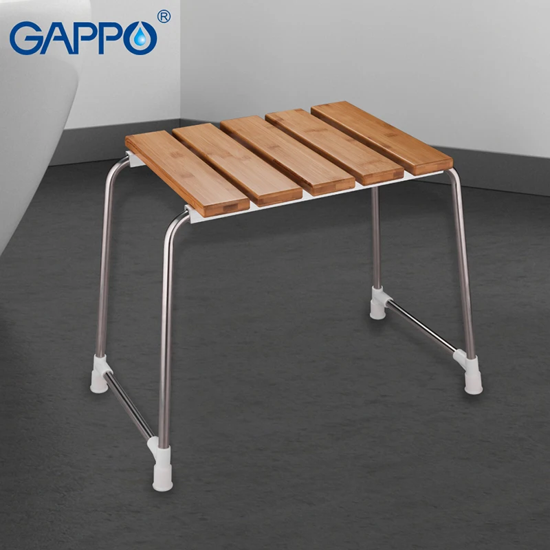 

GAPPO Wall Mounted Shower Seats folding shower seat chair bench bathroom toilet chair bath shower stool folding bench