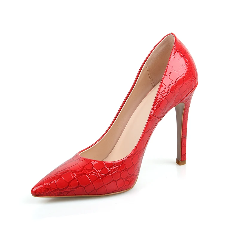 2019 New Pu High Heel Pumps For Women Stone Pattern Pointed Toe Thin Heel Spring Autumn Party Sexy Night Club Heeled Pumps Shoes 2019 New Pu High Heel Pumps For Women Stone Pattern Pointed Toe Thin Heel Spring Autumn Party Sexy Night Club Heeled Pumps Shoes