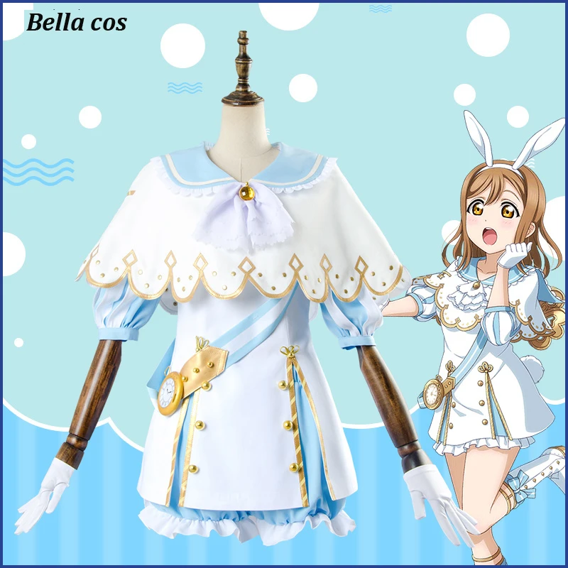 Lovelive Солнечный свет Aqours Hanamaru Kunikida невероятный Алиса косплей костюм лолита платье