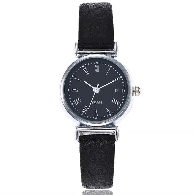 Лидирующий бренд для женщин браслет наручные часы небольшой циферблат контракт кожа наручные часы Женское платье дамы кварцевые часы дропшиппинг# C - Цвет: B