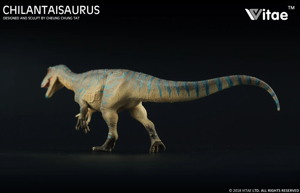 2018 жизненная модель динозавра Юрского периода животного Chilantaisaurus Tashuikouensis