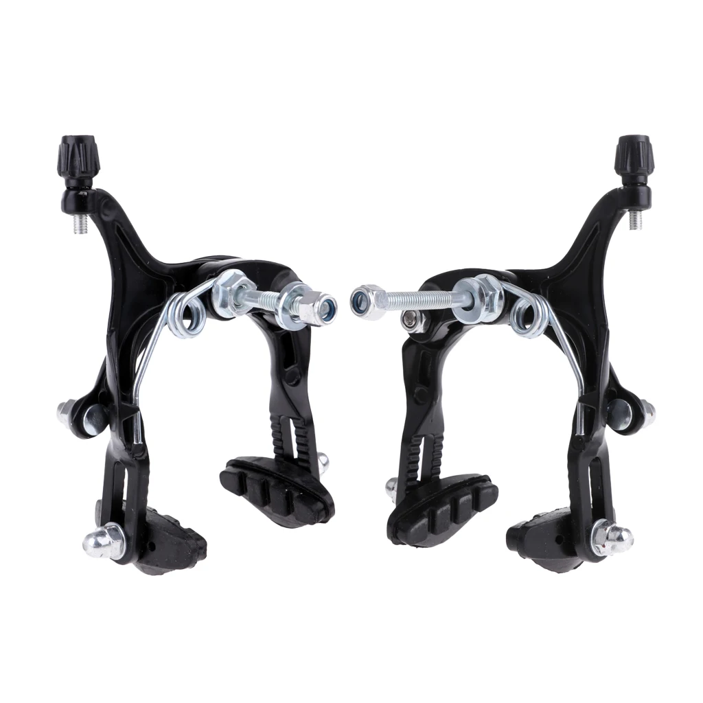 

1 Set Long Arm Clamp Side Pull Caliper Brake Rear Front Friction Wheel Brake Bicycle Replacement Set