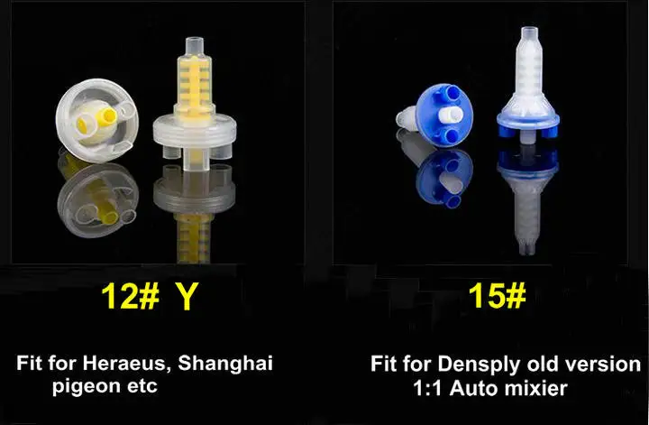 50 шт./лот различных размеров стоматологической динамический оттиск смешивающая канюля для шприца подходит для 3 ESPE Pentamix машины и т. д