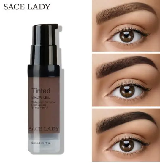 

6 Colors Henna Eyebrow Gel Waterproof Tint Makeup Brown Enhancer Eye Brow Dye Cream Make Up Paint Cosmetic