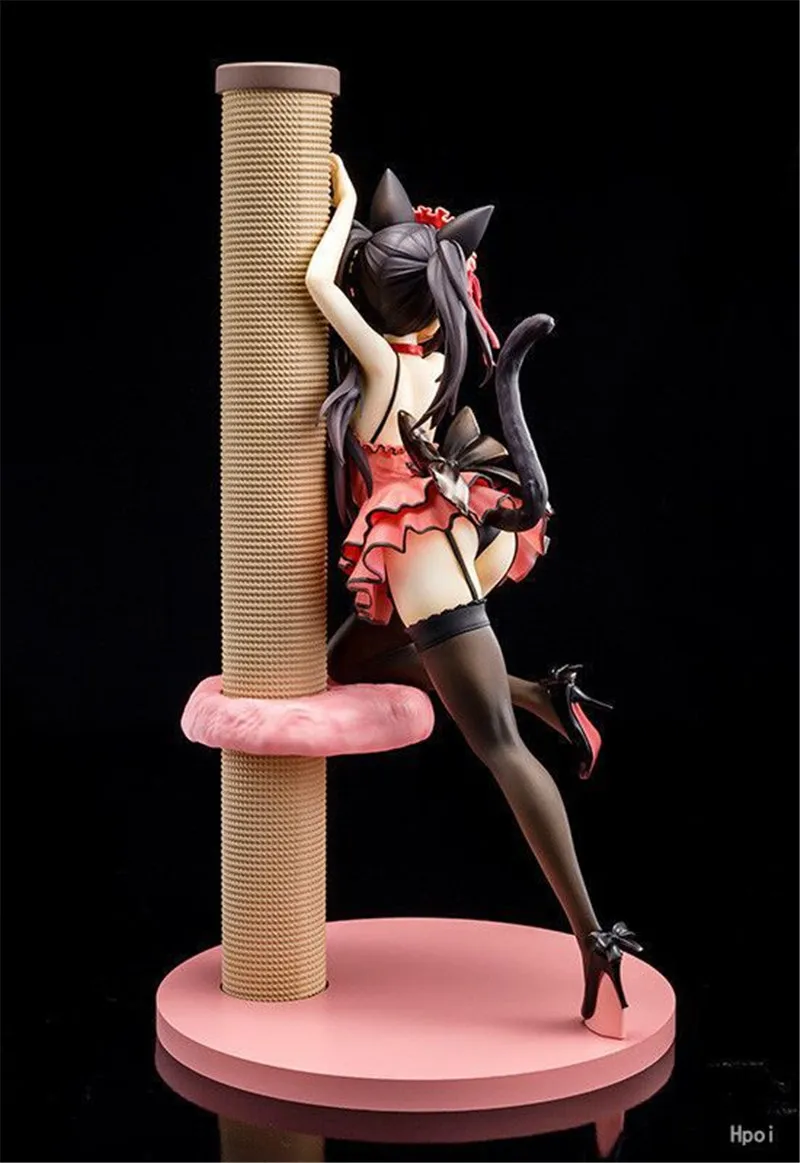 23 см аниме Дата живые фигурки Tokisaki Kurumi nekomusme Catgirl Ver. ПВХ Фигурки Коллекционная