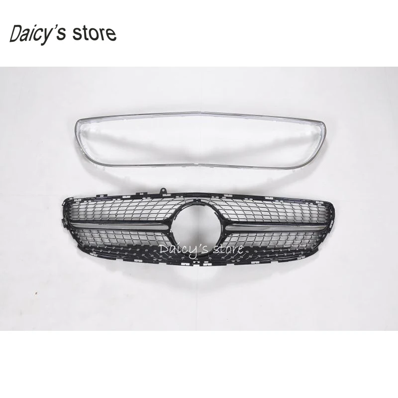 

Diamond Grill For Mercedes Benz CLS Class W218 Facelift Sedan Auto Front Grille 2015-2018 CLS300 CLS350 CLS450 CLS500 Grille