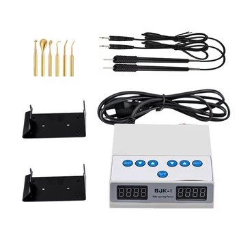 SJK-I Electric Wax Carving Machine for Dental Lab 100-240V Dual Pen 6 Tips