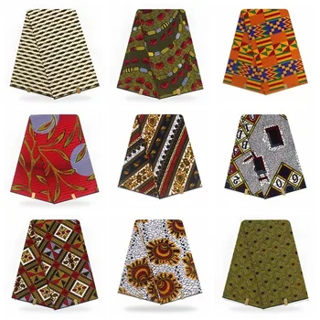 

Veritable Wax Veritable Guaranteed Real Pagne Wax 6yard/lot 2020 100% Cotton Veritable Wax High Quality African Fabric Print A