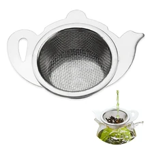 2в1 ситечко для чая из нержавеющей стали с ручкой, Сетчатый Контейнер для заварки, держатель для чайника, кружки, чашки, свободные инструменты для заваривания чая