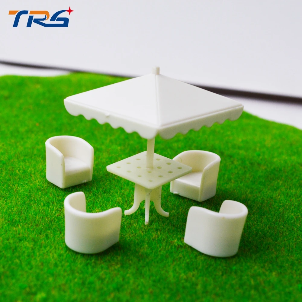 

1/50 scale architecture construction sand table model of furniture model scene design decoration indoor eight seat table chair