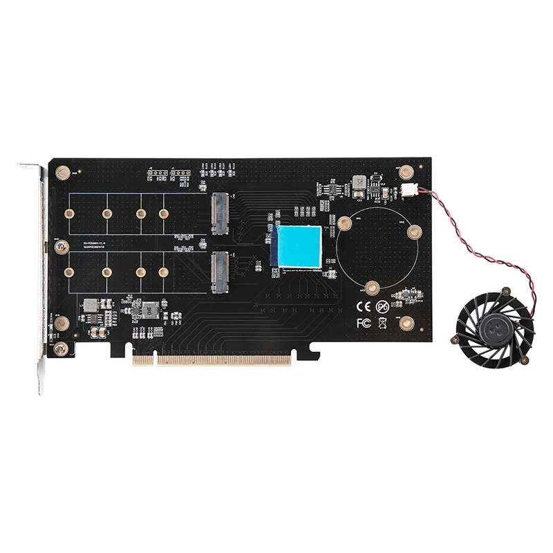  PCI-e 16x zu 2 Port M Schlüssel M.2 SSD Karte für SAMSUNG 950 PRO SM951 M2 PCIe SSD Desktop-Motherb