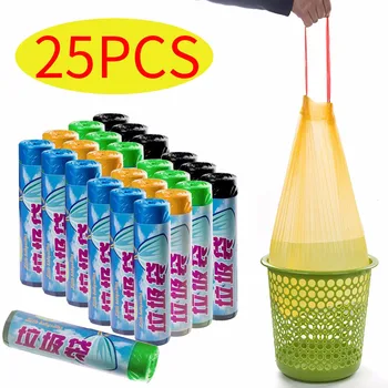 

garbage bag 2019 10/25pcs Disposable Plastic Bag Household Kitchen Waste Garbage Bag Storage Bag