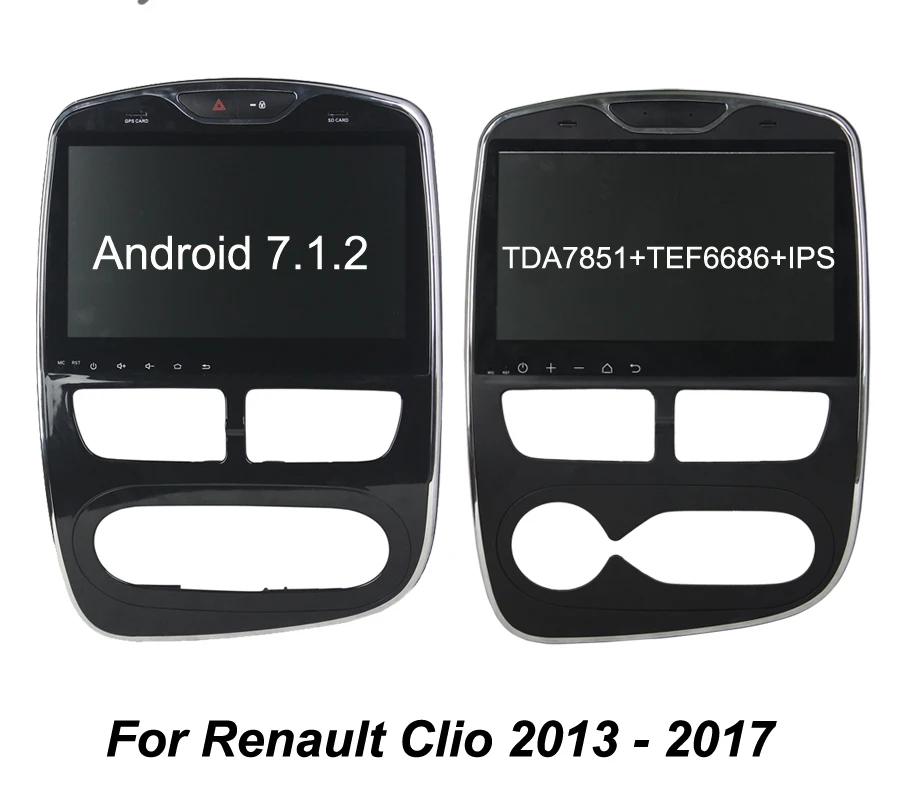 

10.1" Quad core Android 9.0 Car GPS radio Navigation for Renault Clio Lutecia 2013-2017 with 4G/Wifi DVR OBD mirror link