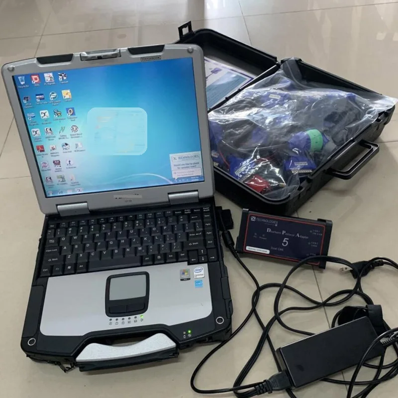 

2019 DHL Free laptop CF-30 CF30 Software Installed HDD + Dearborn Protocol Adapter 5 DPA5 Heavy Duty Truck Scanner All Ready