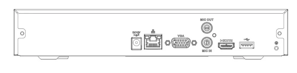 Сеть Dahua сетевой видеорегистратор видеозаписывающее устройство NVR2104HS-S2 NVR2108HS-S2 4CH 8CH макс 80 Мбит до 6Mp разрешение 1U Lite сетевой Регистраторы