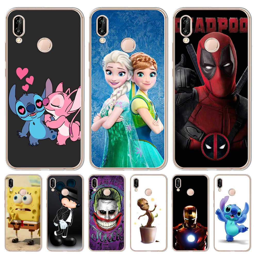 Joker For Coque Huawei P8 P9 P10 P20 Smart Lite Plus Pro nova 3e Enjoy 7S Case shell Silicone etui phone cover funda Luxury capa |