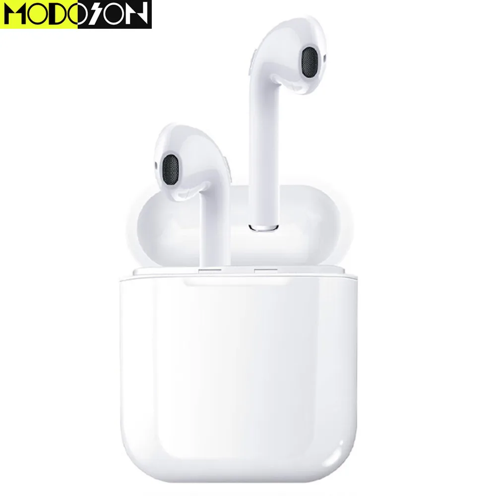 

MODOSON Bluetooth Earphone i8 TWS Wireless Headset i8X in Ear Earbuds MIC Stereo Headphone Charging Box For Android iphone Phone