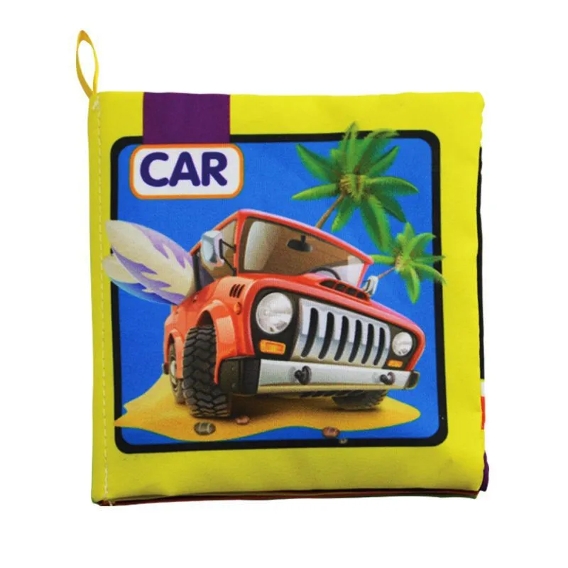 

Cute Baby Toy Soft Cloth Books Rustle Sound Infant Educational Reading Cognize Toy Newborn Crib Bed Intelligence Baby Toys