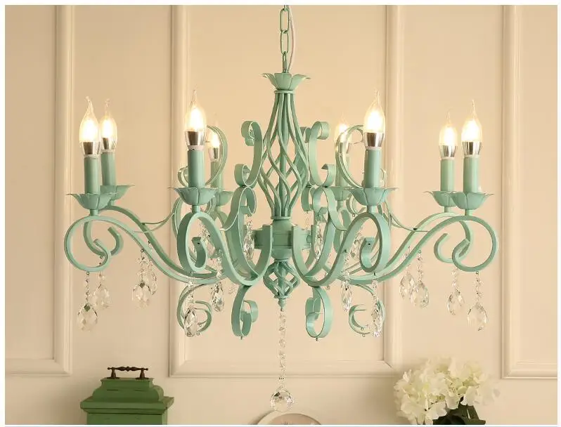 Decoração para Casa Pingente de Cristal Frete Grátis Moderno Rosa Verde Estilo Nórdico Criativo Breve Restaurante Luzes Personalizado Lâmpada 7 criativo breve restaurante luzes decoração para casa
