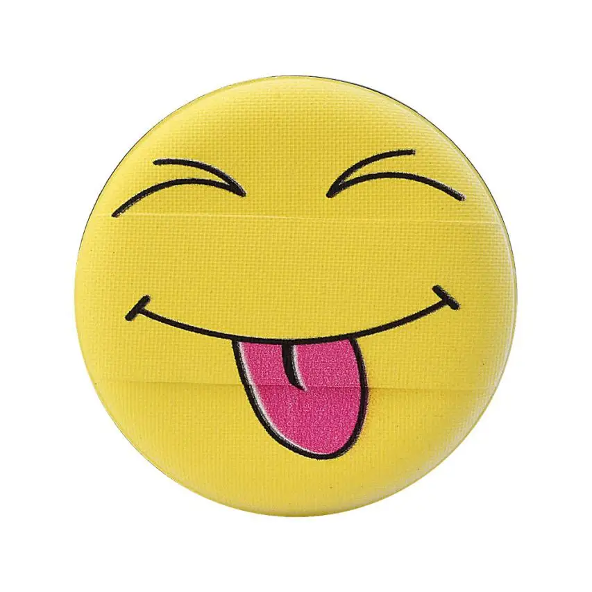 MUQGEW 1 шт. милый Для женщин модные прозрачные силиконовые Emoji смайлик губкой Make Up