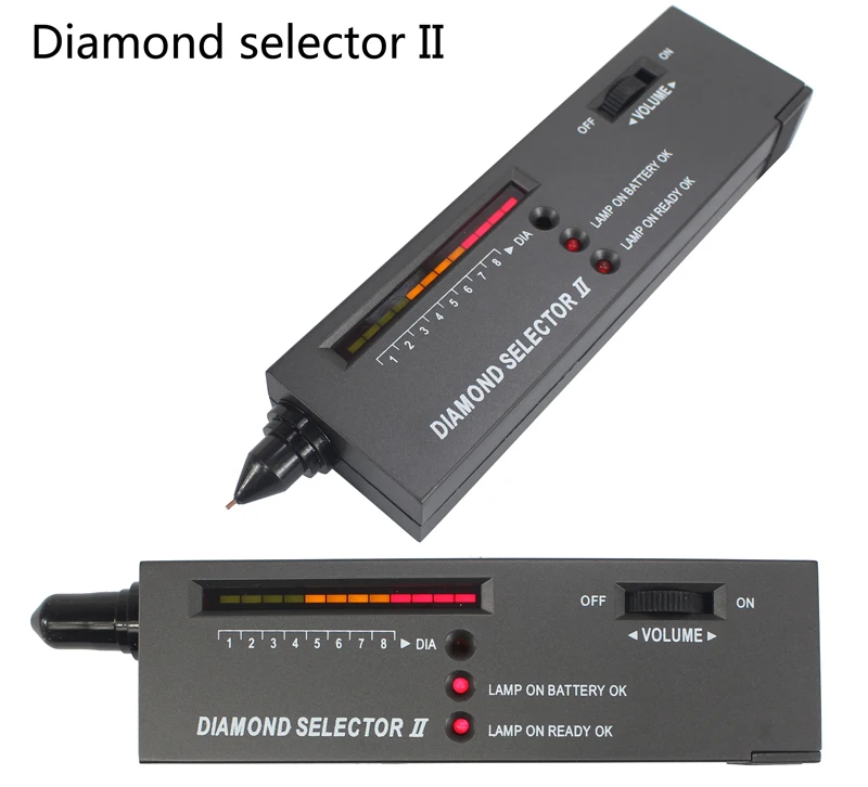 

10 pcs/lotV2 Professional High Accuracy Diamond Tester Gemstone Gem Selector Jewelry Watcher Tool LED Diamond Indicator Test Pen