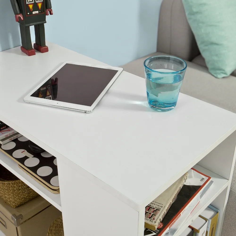 SoBuy FBT34,Side Table End Table Coffee Table Lamp Table Storage Shelves, 2 Tiers Bookcase on Wheels Living Room Furniture SoBuy FBT34,Side Table End Table Coffee Table Lamp Table Storage Shelves, 2 Tiers Bookcase on Wheels Living Room Furniture