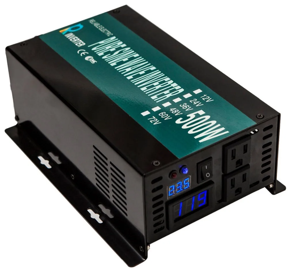 1000W Peak Pure Sine Wave Inverter 500W Solar Inverter  