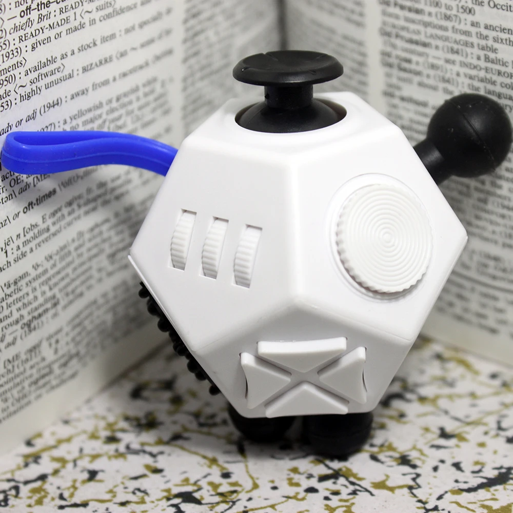 Антистрессовые офисные Волшебные кубики 12 сторонний кубик для снятия