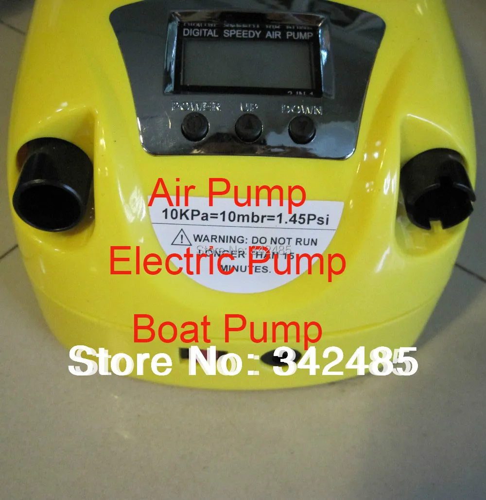 Free shipping 12v electric speedy air pump rubber inflatable fishing