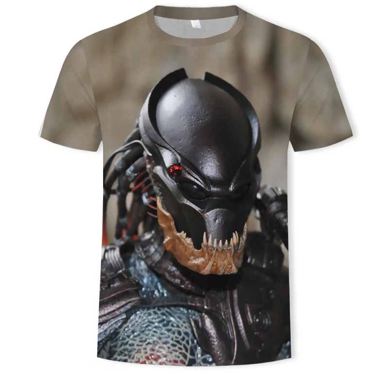 

The Predator Summer New Fashion Men Women tshirt 3D Print Movie The Predator T Shirt Short Sleeve Hip Hop Harajuku Pullover