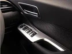 ABS Матовый аксессуары ABS межкомнатных дверей окно Лифт регулятор крышка планки для Toyota C-HR C HR 2016 2017