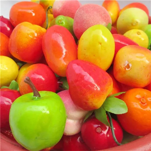 

10pc Pretend Play Educational Cooking Simulation Miniature Food Model Fruits and Vegetables Kids Kitchen Toys for Children Girls