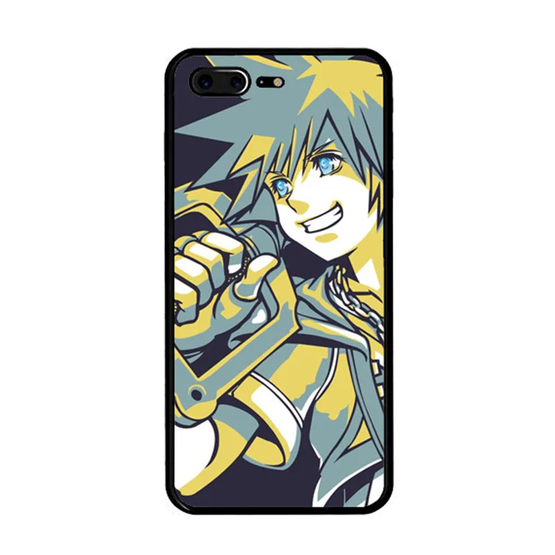 Прозрачный чехол для телефона из ТПУ с аниме Kingdom Hearts Vitrais Macio iPhone X 6 7 mais 8 5 caso Plus XR