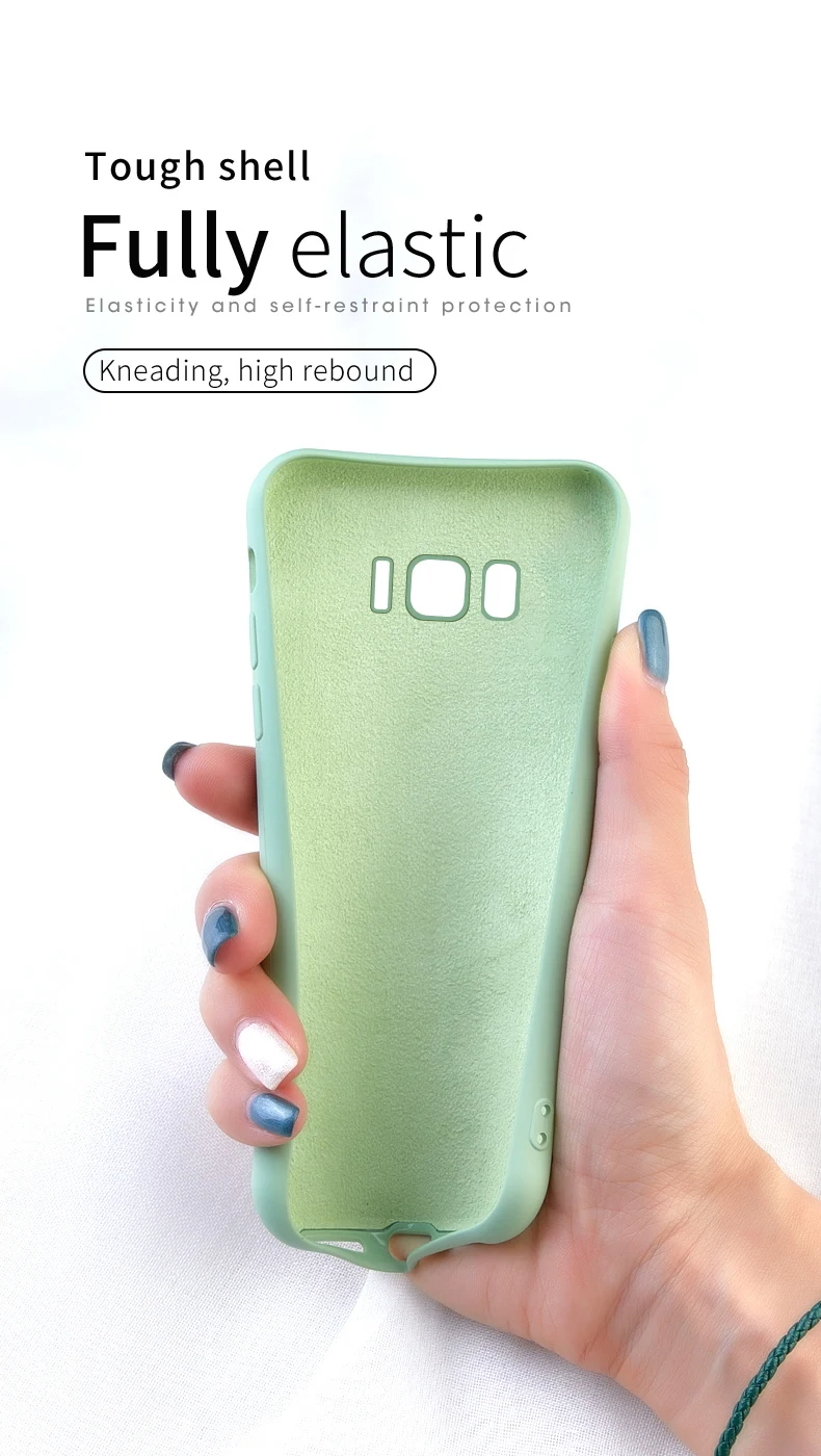Милый мультяшный жидкий силиконовый чехол для samsung Galaxy S8 S9 S10 Plus, прозрачный чехол для samsung Galaxy S10 Plus, чехлы