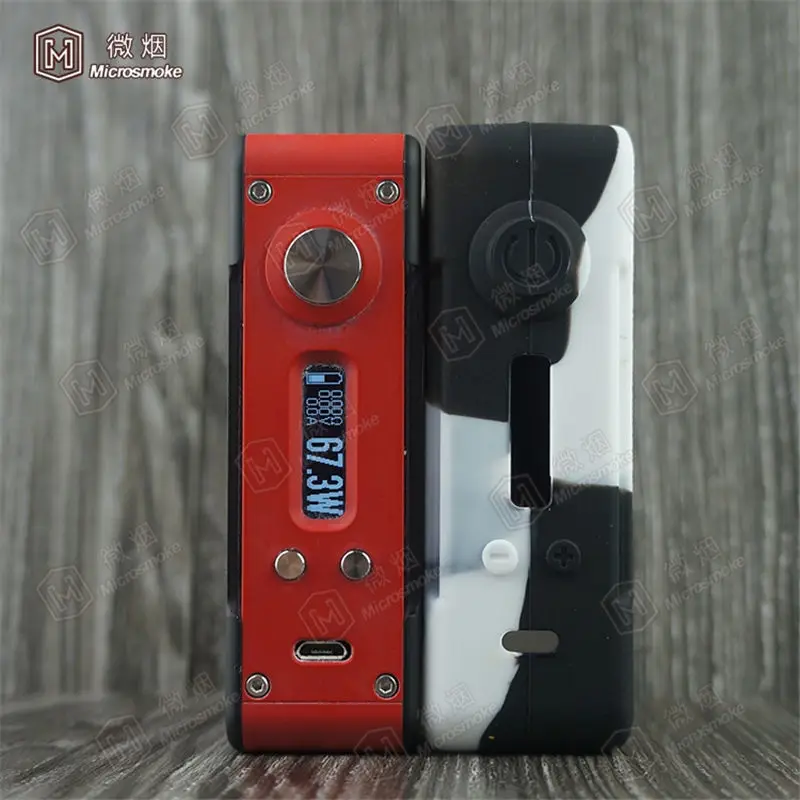 RHS VTBox 250w силиконовый чехол наклейка мини VTBox200w с чипом EVOLV DNA200 кожаным рукавом