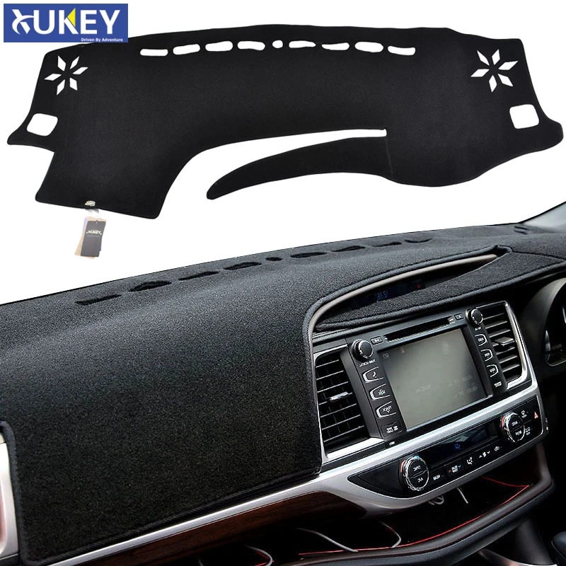

Xukey Dash Mat Dashmat Dashboard Cover Sun Shade Dash Board Cover Carpet For Toyota Kluger Highlander XU50 2014 2015 2016 - 2018