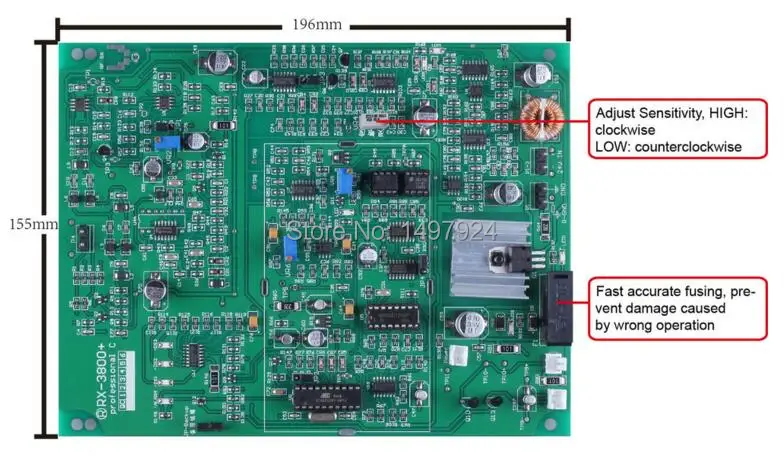rf da Sensibilidade Alta com 2.0m Placa Eletrônica Dupla tx Eas 8.2 Mhz Que Detecta Distâncias rx & 2 China rf tx rx Suppliers