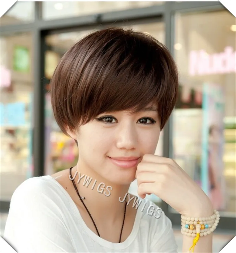 New Arrival Synthetic Sexy Wig Middle Aged Women Mama Short Hair