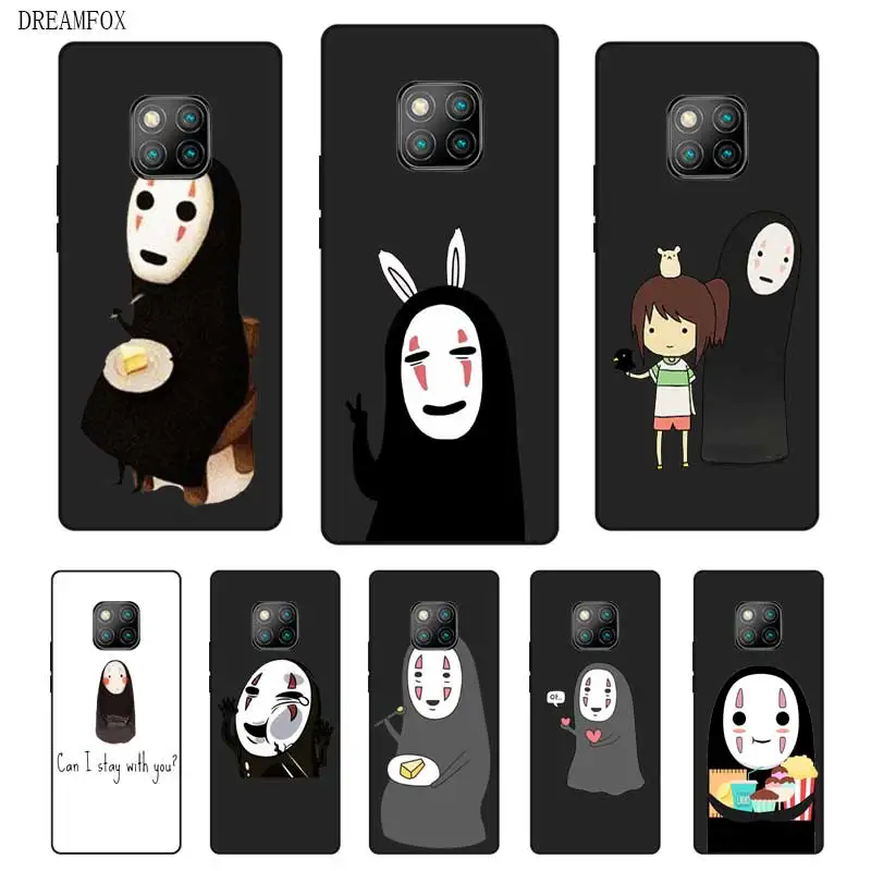 N357 No Face Man черный силиконовый чехол для huawei mate 8 9 10 20 30 Lite Pro |