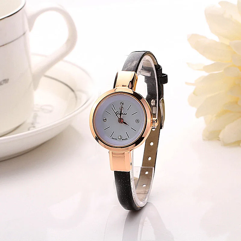 

2019 fashion brand watch women luxury gold watch quartz clock girl slim band dress watches hours reloj mujer relogio CLAUDIA