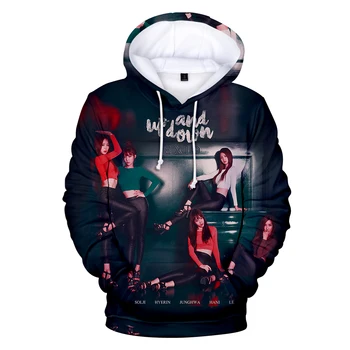 

3D Hoodies Novelty Print EXID idol Men/women Sweatshirts Casual Hoodies Band EXID 3D Autumn warm Loose high quality fashion tops