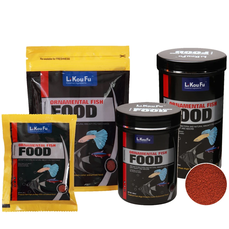 

Aquarium ornamental fish feed Tropical fish food Guppies Small Fish Food dolphin micro pellet