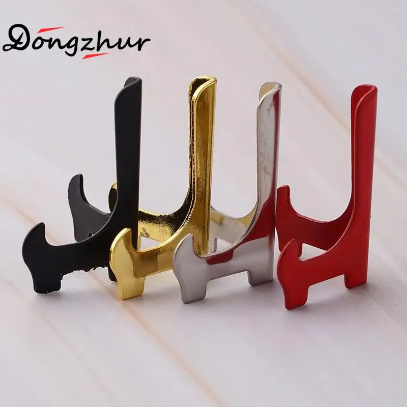 2 Pieces/set 1:12 Doll House Miniature Iron Dish Holder Plate Stands Dollhouse Mini Plate Holder Kitchen Furniture Accessories