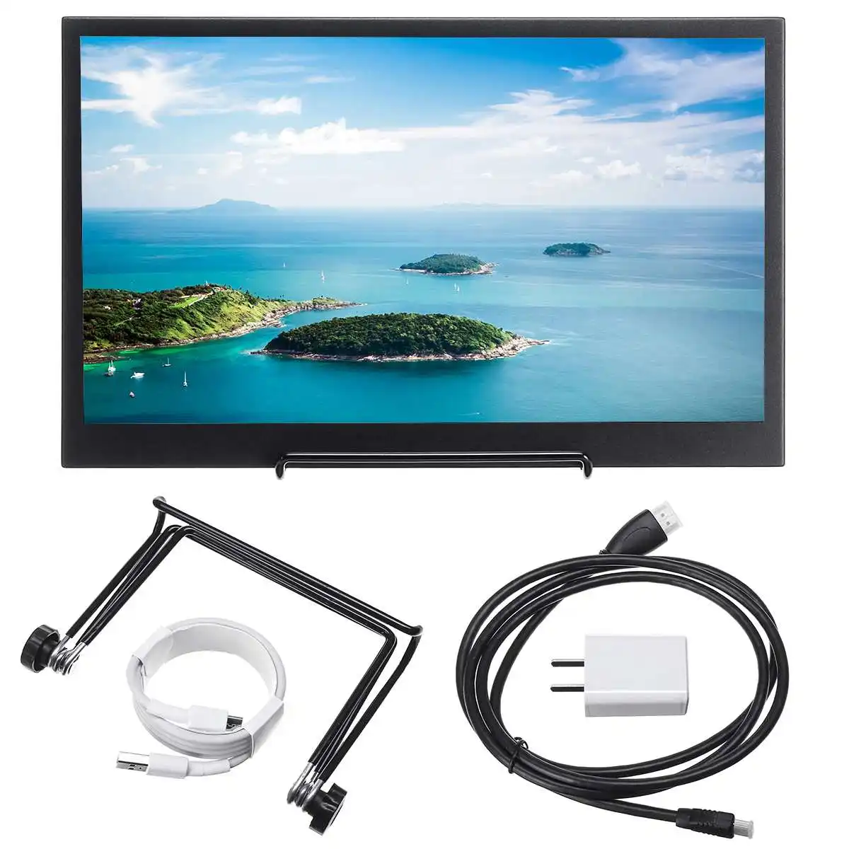 13,3 дюймовый портативный lcd-монитор ips игровой компьютер HD 1080 P экран HDMI USB дисплей для переключателя телефона ноутбука для PS4 для xbox