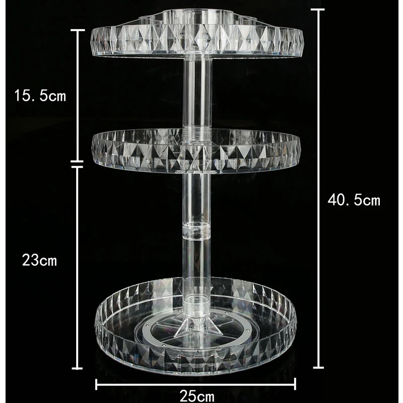 Косметичка, сумки, аксессуары для инструментов, вращающееся регулируемое пространство, Кисть для макияжа, полка для ухода за кожей, помада макияж, стойка